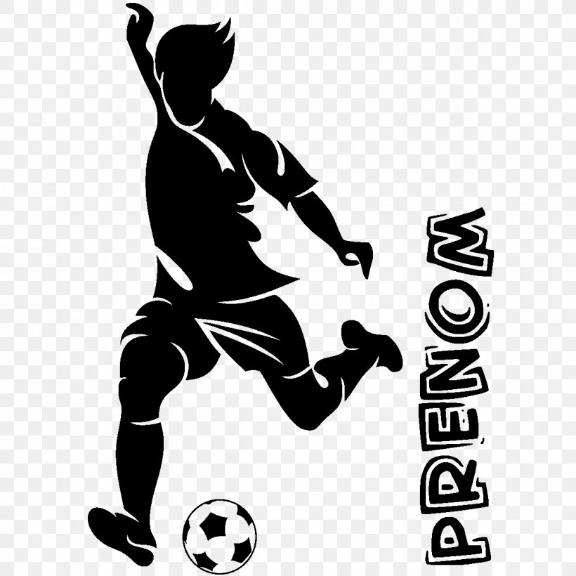 Football Player Sport Silhouette, PNG, 1200x1200px, Ball, Athlete, Black, Black And White, Brand Download Free
