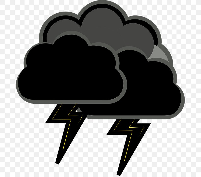 Lightning Thunderstorm Cloud Rain Clip Art, PNG, 689x720px, Lightning, Cartoon, Cloud, Heart, Lampo Download Free