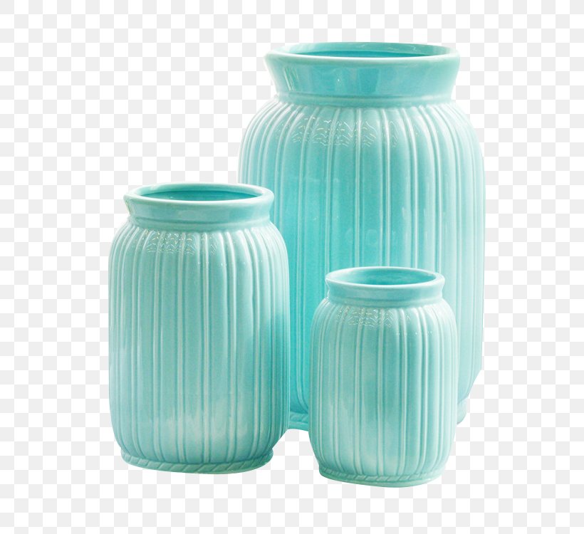Vase Ceramic Pottery Green Jar, PNG, 750x750px, Vase, Aqua, Blue, Ceramic, Container Download Free