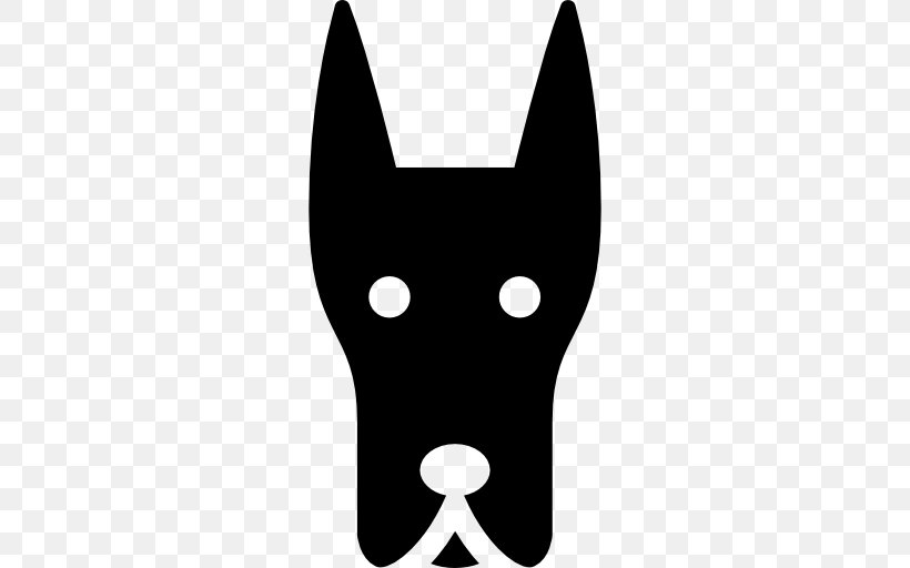 Dobermann Boston Terrier Dachshund Puppy, PNG, 512x512px, Dobermann, Black, Black And White, Boston Terrier, Carnivoran Download Free