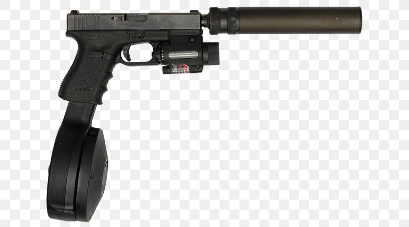 Trigger Firearm Airsoft Guns Glock Ges.m.b.H. Pistol, PNG, 652x455px, Watercolor, Cartoon, Flower, Frame, Heart Download Free