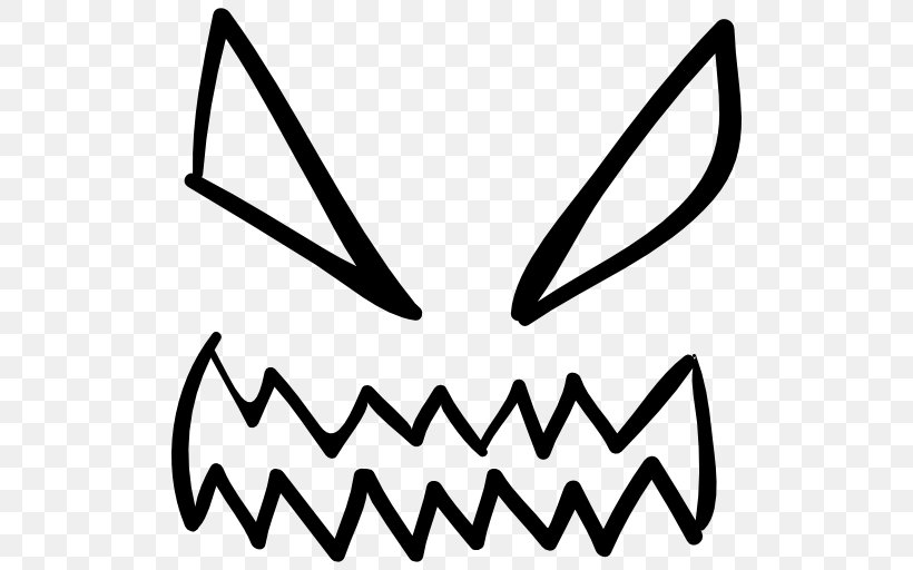Halloween Mouth, PNG, 512x512px, Halloween, Area, Black, Black And White, Drawing Download Free