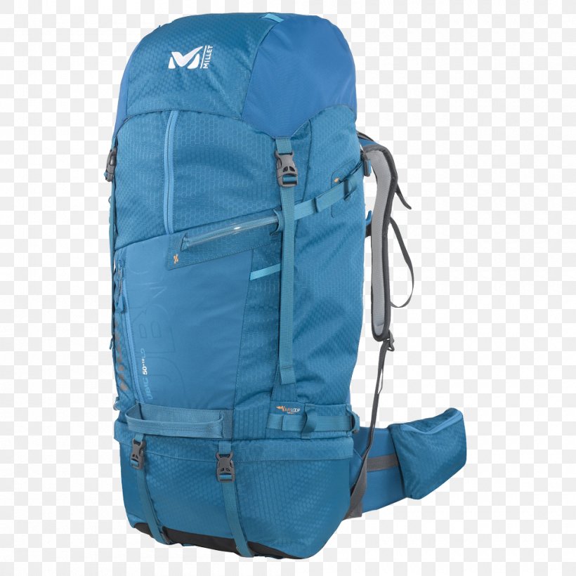 Backpack Millet Travel Discounts And Allowances Liter, PNG, 1000x1000px, Backpack, Azure, Bag, Blue, Cobalt Blue Download Free