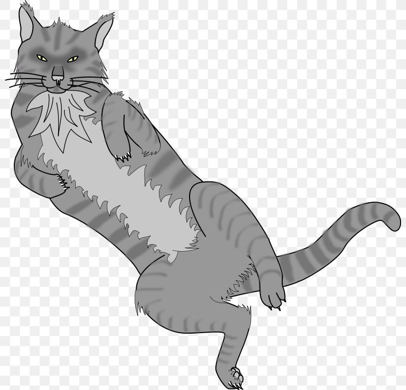 Big Cat Kitten Clip Art, PNG, 800x789px, Cat, Big Cat, Black And White, Black Cat, Calico Cat Download Free