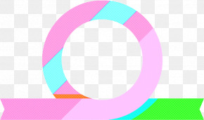 Pink Circle Aqua Turquoise Line PNG