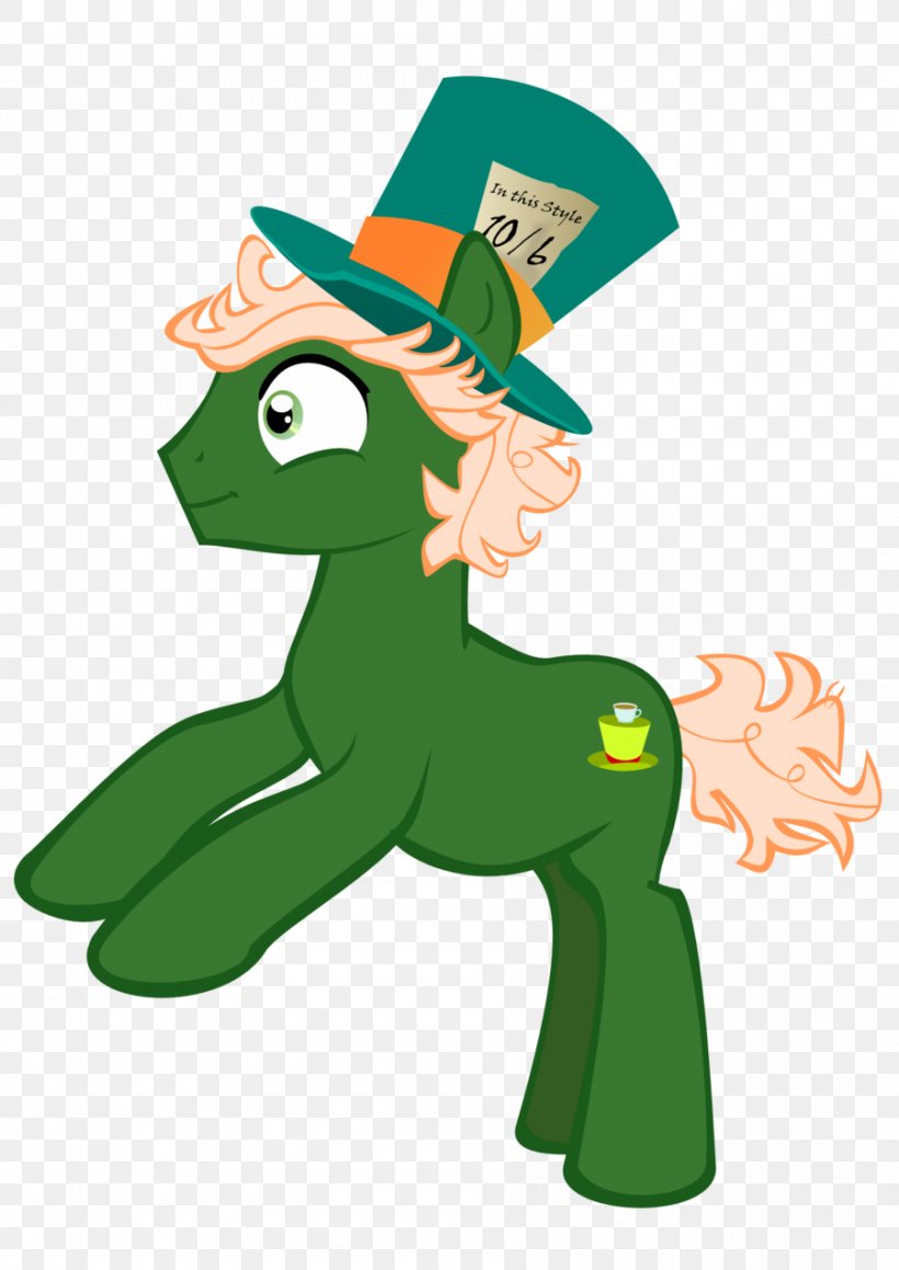 Pony Horse DeviantArt The Mad Hatter, PNG, 900x1273px, Pony, Animal Figure, Animation, Art, Cartoon Download Free
