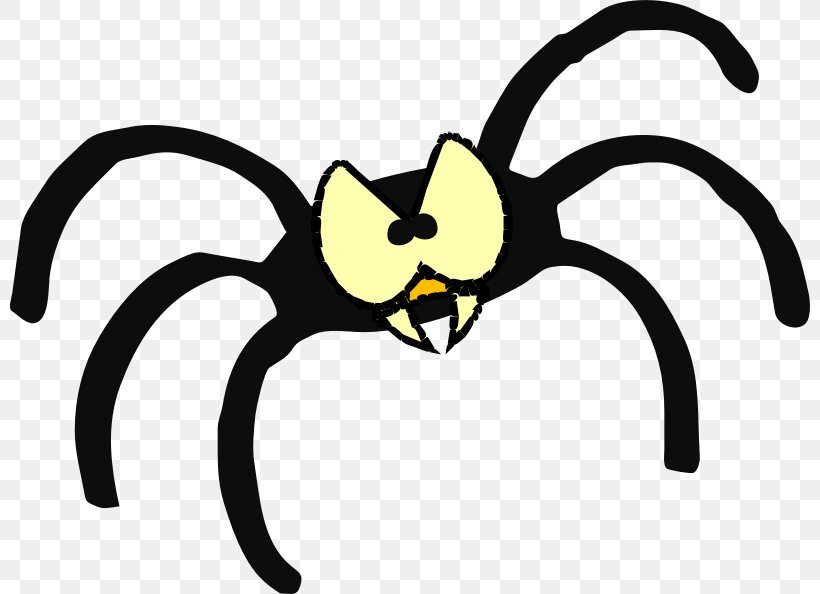Scary Spiders Clip Art, PNG, 800x594px, Spider, Animation, Artwork, Black And White, Body Jewelry Download Free