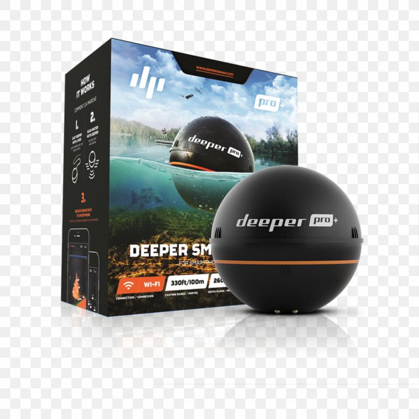 Deeper Fishfinder Fish Finders Sonar Fishing Echo Sounding, PNG, 1024x1024px, Deeper Fishfinder, Angling, Brand, Chirp, Echo Download Free