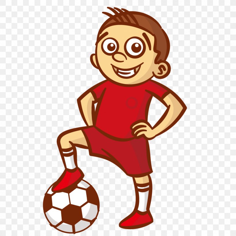 Vector Graphics Football Sports Cartoon Image, PNG, 1000x1000px, Football, Animation, Area, Artwork, Ball Download Free