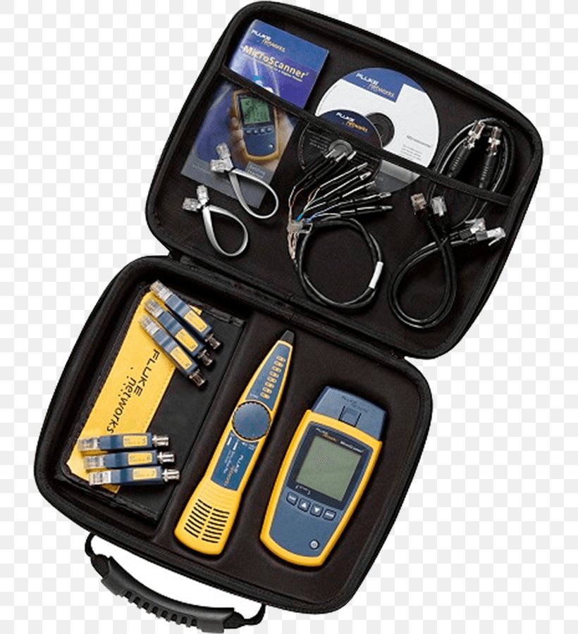 Cable Tester Fluke Corporation Network Cables Computer Network Electrical Cable, PNG, 725x900px, Cable Tester, Bnc Connector, Computer Network, Computer Software, Electrical Cable Download Free