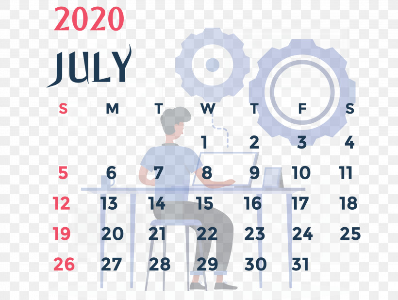 July 2020 Printable Calendar July 2020 Calendar 2020 Calendar, PNG, 3000x2262px, 2019, 2020 Calendar, July 2020 Printable Calendar, Angle, Calendar Download Free