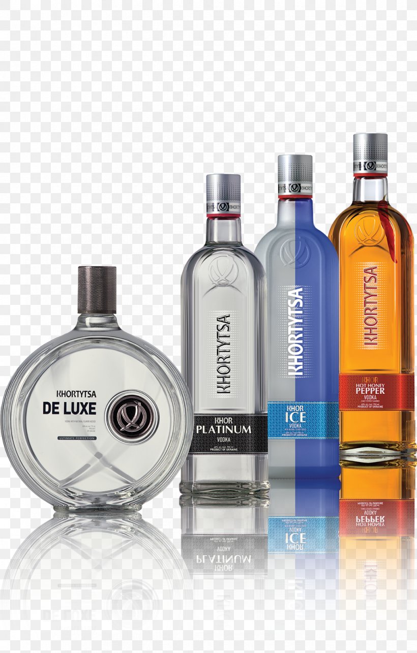 Khortytsia Distilled Beverage Vodka Distillation Russian Standard, PNG, 1021x1600px, Khortytsia, Alcoholic Beverage, Alcoholic Drink, Bottle, Bottling Company Download Free
