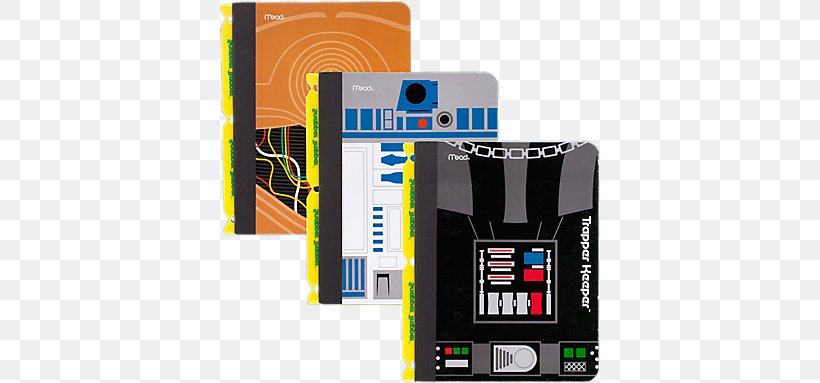 R2-D2 Anakin Skywalker Paper Trapper Keeper Ring Binder, PNG, 683x383px, Anakin Skywalker, Book, Communication, Communication Device, Electronic Device Download Free