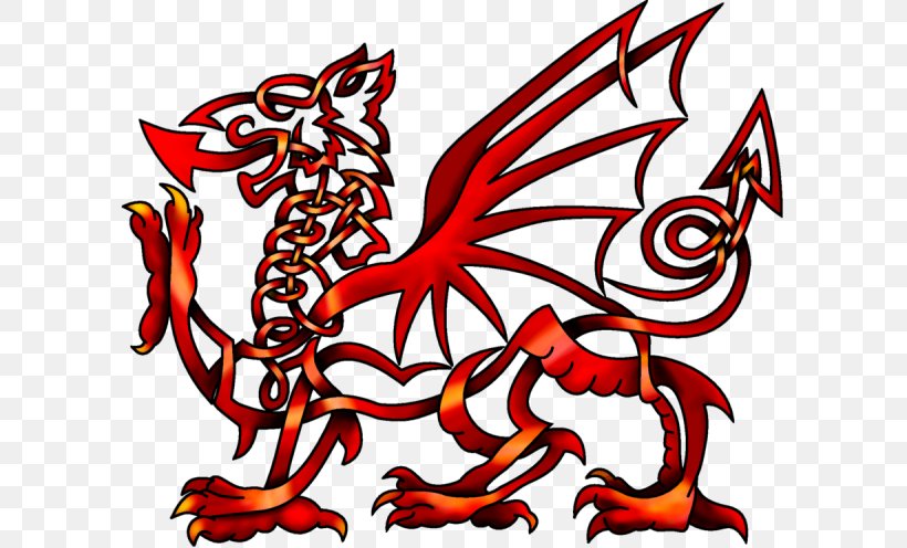Welsh Dragon Welsh People Celtic Knot Celts Flag Of Wales, PNG, 600x496px, Welsh Dragon, Art, Artwork, Caernarfon Castle, Celtic Art Download Free