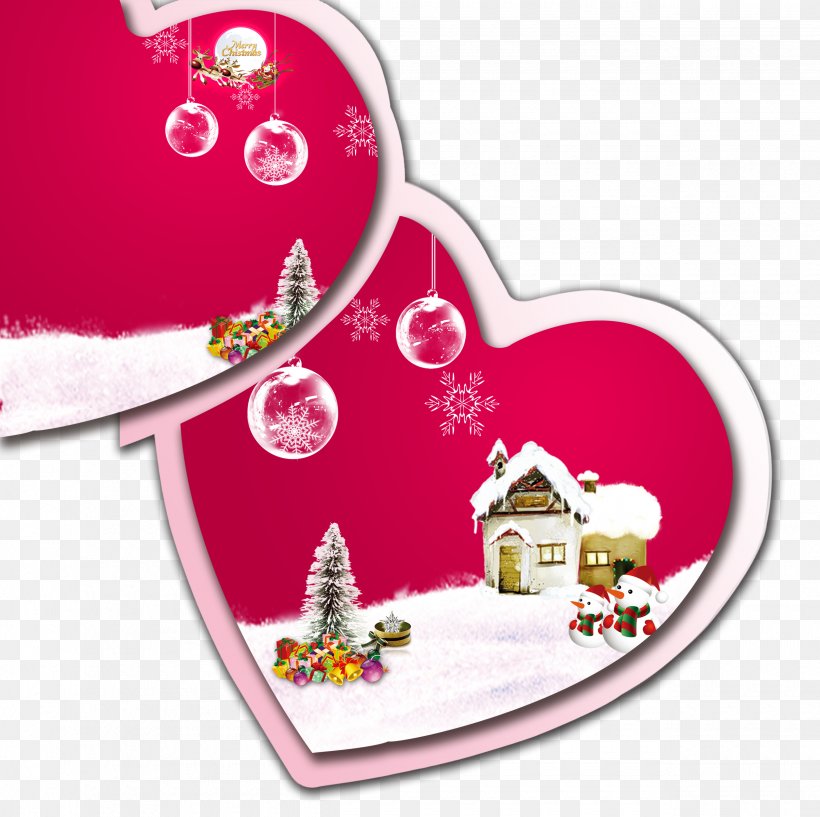 Christmas Card Romance Greeting Card, PNG, 2520x2512px, Watercolor, Cartoon, Flower, Frame, Heart Download Free
