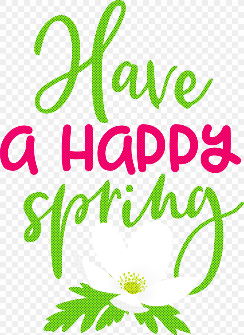Spring Have A Happy Spring, PNG, 2179x2997px, Spring, Floral Design, Leaf, Logo, Plant Stem Download Free