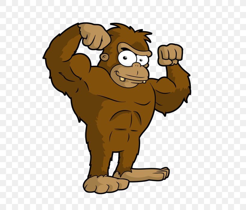 Bigfoot Cartoon Comics Clip Art, PNG, 700x700px, Bigfoot, Animation, Bear, Big Cats, Carnivoran Download Free