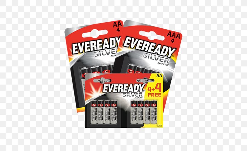 Electric Battery Eveready Battery Company Alkaline Battery AAA Battery Energizer, PNG, 500x500px, Electric Battery, Aa Battery, Aaa Battery, Alkali, Alkali Metal Download Free