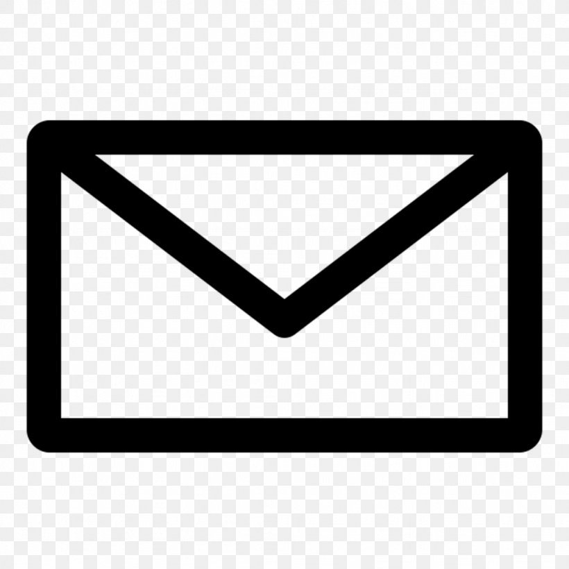 Email Symbol Clip Art, PNG, 1024x1024px, Email, Black, Black And White, Mail, Rectangle Download Free