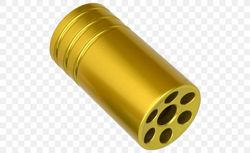 Flash Suppressor Ruger 10/22 Gun Barrel Firearm Silencer, PNG, 500x500px, Flash Suppressor, Aluminium, Armalite Ar15, Brass, Cylinder Download Free