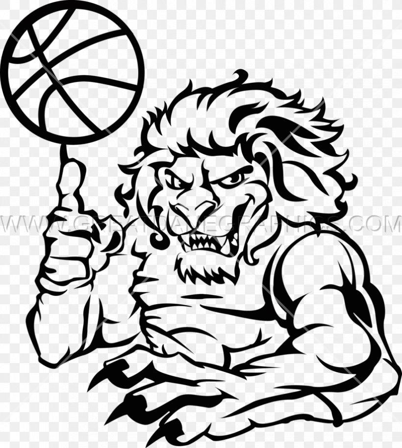 Lion Basketball Drawing Line Art Visual Arts, PNG, 825x919px, Lion, Art, Artwork, Backboard, Basketball Download Free