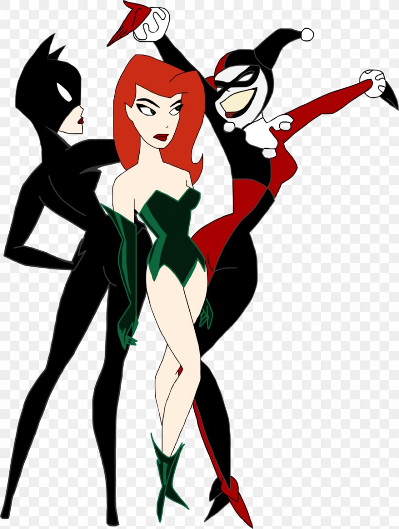 Poison Ivy Harley Quinn Catwoman Joker Batman, PNG, 900x1193px, Poison Ivy, Animated Series, Animation, Art, Batman Download Free