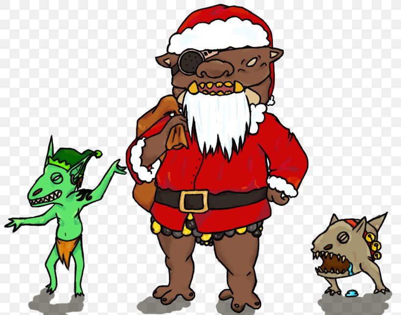 Santa Claus DeviantArt Christmas Ornament, PNG, 809x645px, Santa Claus, Animal, Art, Artist, Cartoon Download Free
