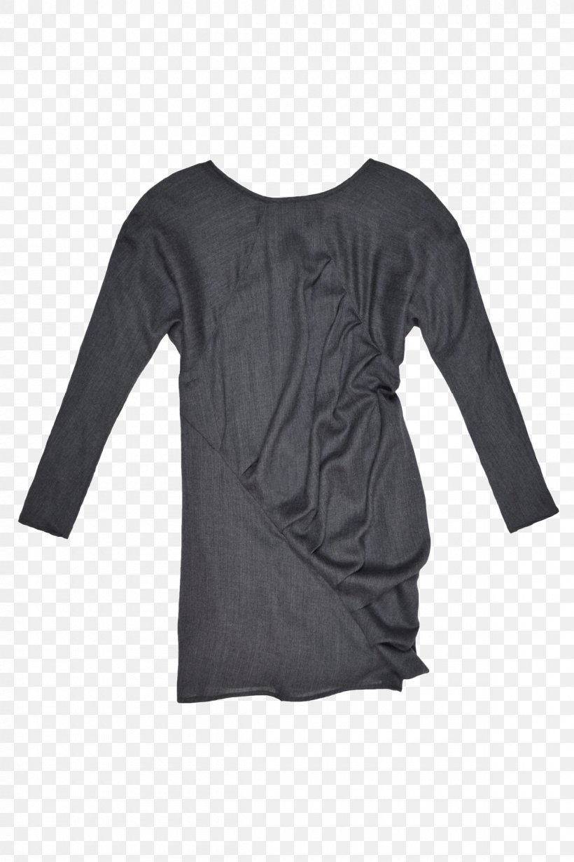 Long-sleeved T-shirt Long-sleeved T-shirt Benetton Group Dress, PNG, 1200x1800px, 2018, Sleeve, Benetton Group, Black, Black M Download Free