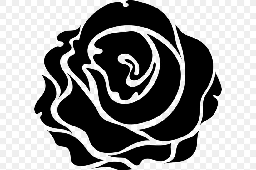 Rose, PNG, 600x543px, Black, Blackandwhite, Logo, Plant, Rose Download Free