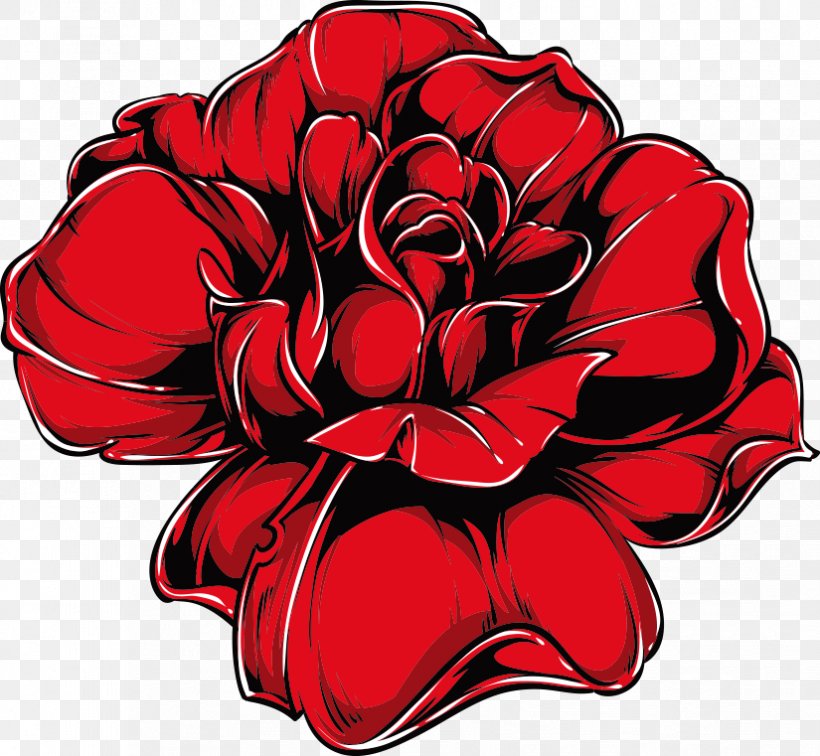 Rose Tattoo Rose Tattoo Illustration, PNG, 825x761px, Tattoo, Art, Cut Flowers, Flash, Floral Design Download Free