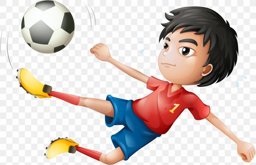 Football Player Cartoon, PNG, 3840x2475px, Football Player, Ball, Boy, Cartoon, Child Download Free