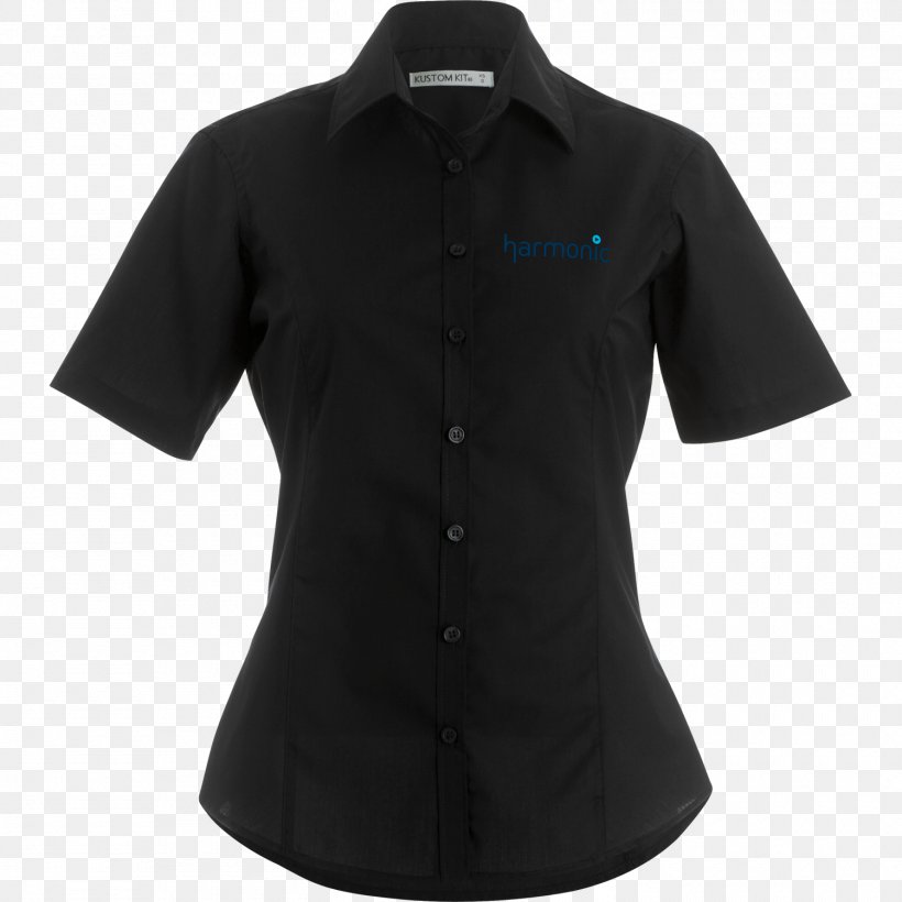 T-shirt Polo Shirt Piqué Sleeve, PNG, 1500x1500px, Tshirt, Black, Blouse, Button, Clothing Download Free