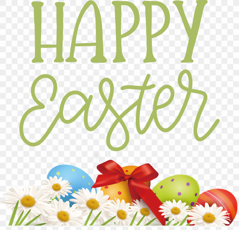 Happy Easter, PNG, 3000x2899px, Happy Easter, Floral Design, Fruit, Geometry, Greeting Download Free