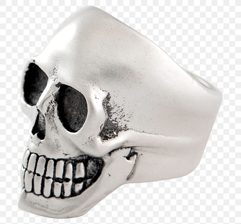 Product Design Skull Silver, PNG, 732x764px, Skull, Body Jewelry, Bone, Jaw, Ring Download Free