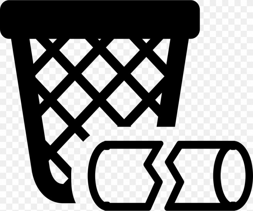 Rubbish Bins & Waste Paper Baskets Recycling Bin, PNG, 980x818px, Rubbish Bins Waste Paper Baskets, Area, Bin Bag, Black, Black And White Download Free