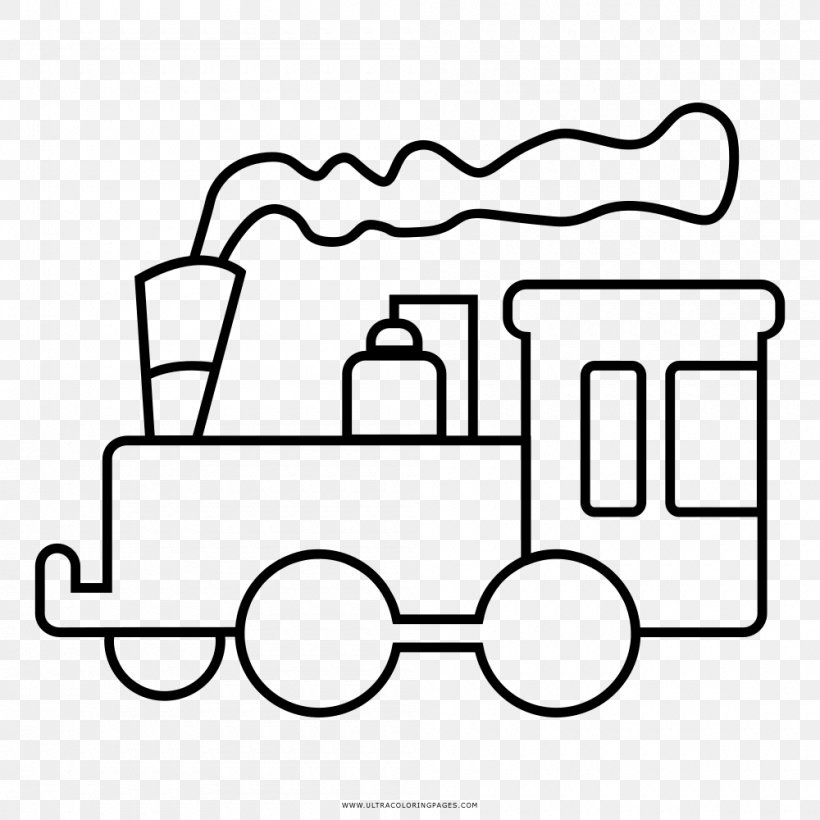 Train Drawing Coloring Book, PNG, 1000x1000px, Train, Area, Art, Black, Black And White Download Free