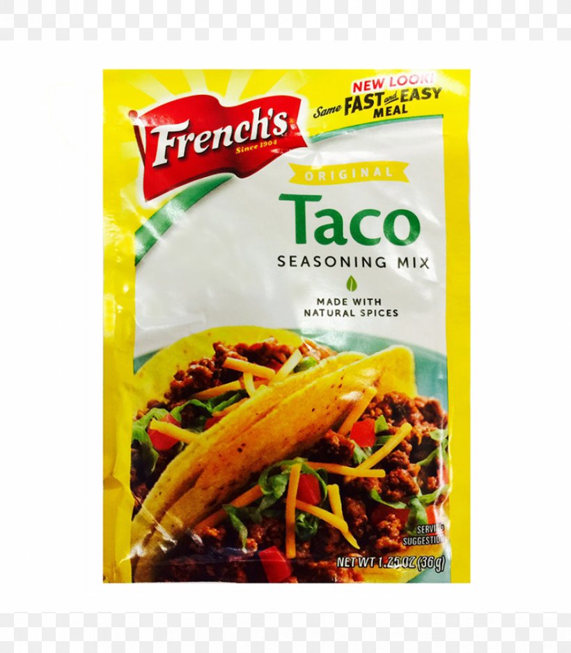 Vegetarian Cuisine Taco French's Junk Food, PNG, 875x1000px, Vegetarian Cuisine, Condiment, Cuisine, Dish, Flavor Download Free