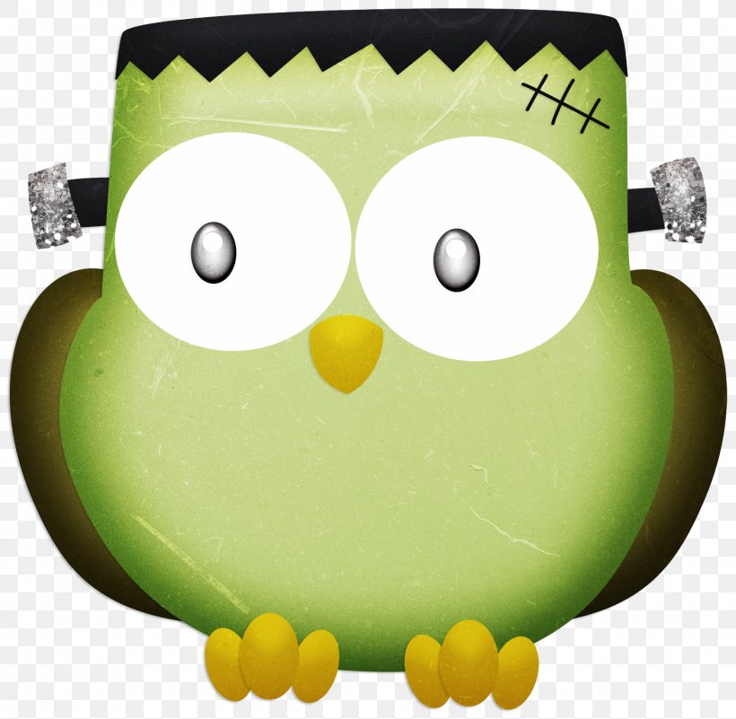 Owl Frankenstein's Monster YouTube Clip Art, PNG, 1600x1564px, Owl, Beak, Bird, Bird Of Prey, Bride Of Frankenstein Download Free