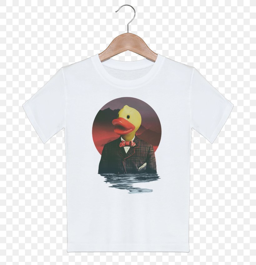 T-shirt Rubber Duck Sleeve Neck, PNG, 690x850px, Tshirt, Clothing, Duck, Natural Rubber, Neck Download Free