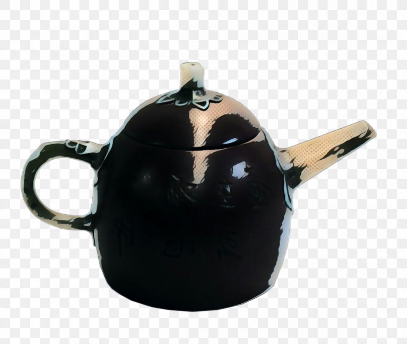 Teapot Black Ceramic Tableware Serveware, PNG, 1200x1013px, Pop Art, Black, Ceramic, Drinkware, Earthenware Download Free