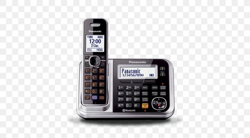 Cordless Telephone Handset Panasonic KX-TG7871 Mobile Phones, PNG, 561x455px, Cordless Telephone, Answering Machine, Answering Machines, Caller Id, Cellular Network Download Free