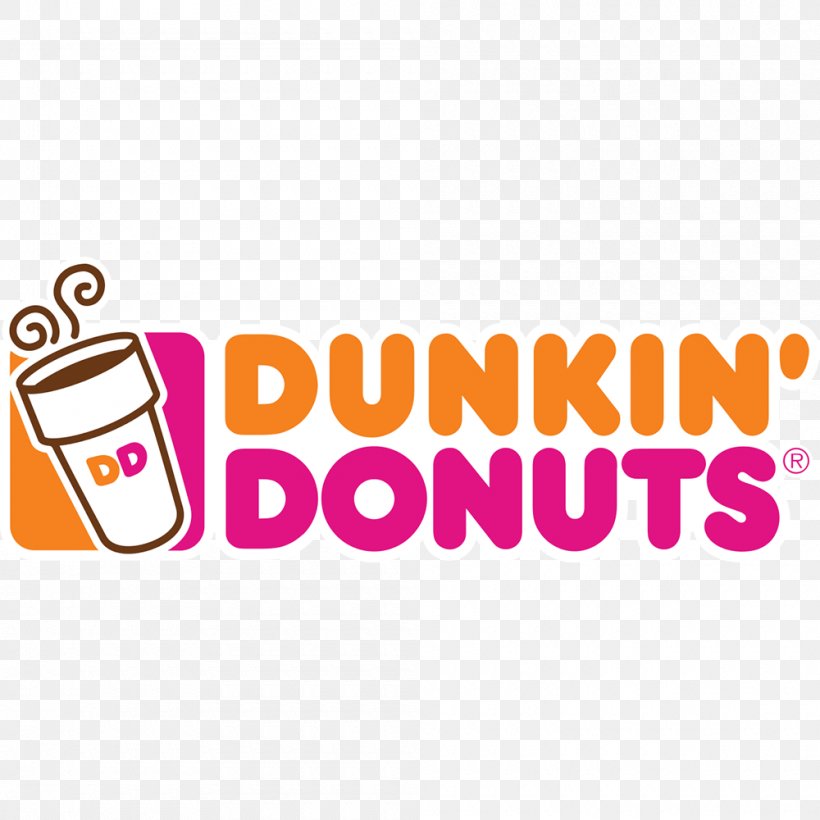 Dunkin' Donuts Logo Brand Label, PNG, 1000x1000px, Donuts, Area, Brand, Label, Logo Download Free