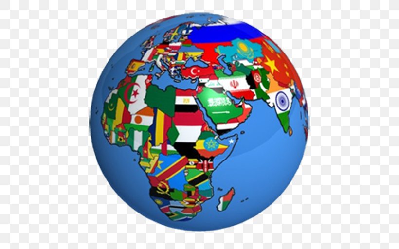 Globe World Map Geography Flags Of The World, PNG, 512x512px, Globe, Christmas Ornament, Flag, Flags Of The World, Geography Download Free