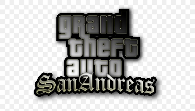 Grand Theft Auto San Andreas Logo Rockstar Games Video Games Brand Png 600x469px Grand Theft Auto