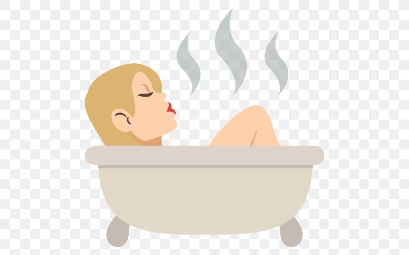 Emoji Emoticon Bathtub Smiley Bathing, PNG, 512x512px, Emoji, Bath Salts, Bathing, Bathroom, Bathtub Download Free