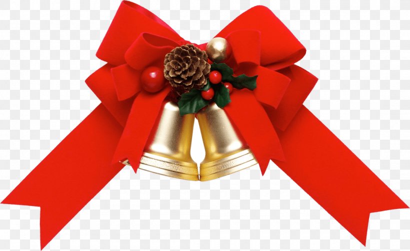 Santa Claus Christmas Ribbon Gift Clip Art, PNG, 1100x675px, Santa Claus, Christmas, Christmas Decoration, Christmas Gift, Christmas Ornament Download Free