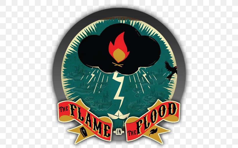 The Flame In The Flood Video Game Unreal Gold Humble Bundle Techland, PNG, 512x512px, Flame In The Flood, Badge, Brand, Chuck Ragan, Emblem Download Free