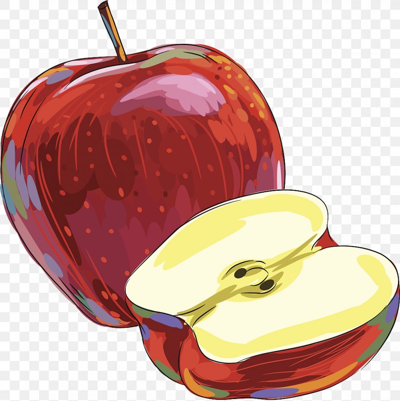 Apple Drawing Illustration, PNG, 1021x1024px, Apple, Apple Icon Image Format, Drawing, Food, Fruit Download Free