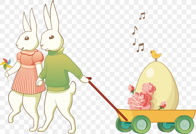 Easter Bunny European Rabbit Clip Art, PNG, 2500x1708px, Easter Bunny, Art, Cartoon, Cdr, Easter Download Free