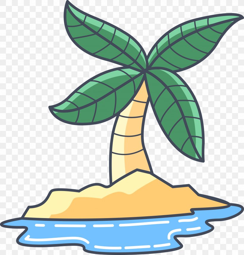 Leaf Tree Euclidean Vector Clip Art, PNG, 3734x3907px, Tree, Arecaceae, Artwork, Clip Art, Coconut Download Free